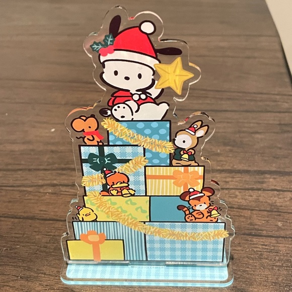 Pochacco Christmas Tree Acrylic Display (15cm) - Picture 5 of 6